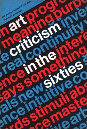 Art Criticism in the Sixties