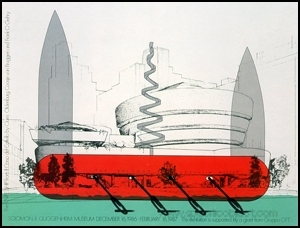 Poster : Knife Ship Superimposed on the Solomon R. Guggenheim Museum