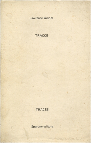 Tracce / Traces