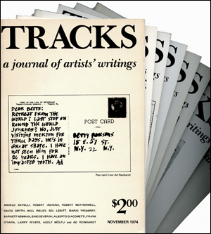 Tracks : A Journal of Artists' Writings