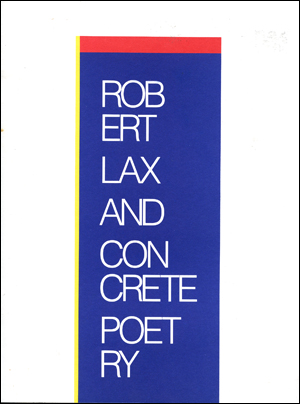 Robert Lax and Concrete Poetry