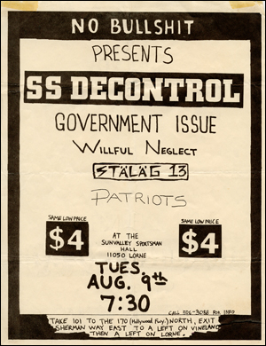 [ SS Decontrol at the Sunvalley Sportsman Hall / Tues. Aug. 9th ]