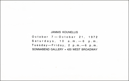 Jannis Kounellis