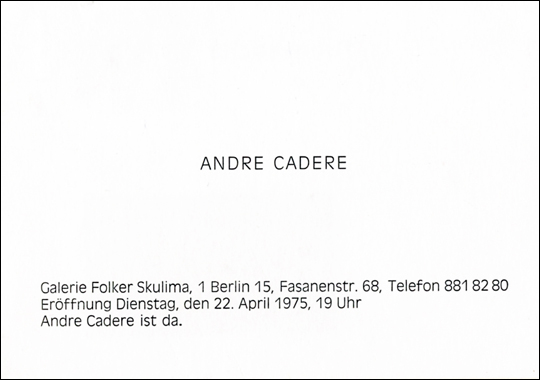 Andre Cadere