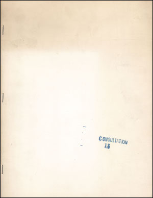 Consultation 1$ : The Offices of Fend, Fitzgibbon, Holzer, Nadin, Prince, Winters