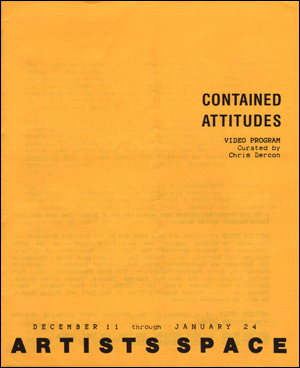 Contained Attitudes : Video Program