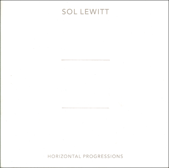 Sol LeWitt : Horizontal Progressions