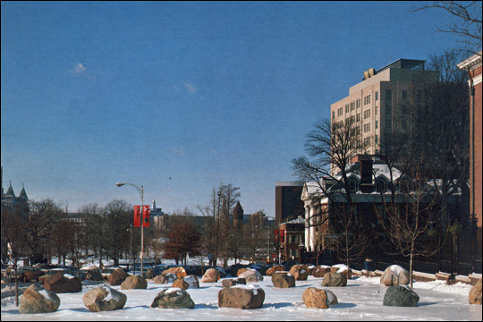 Carl Andre : Stone Field Sculpture, 1977