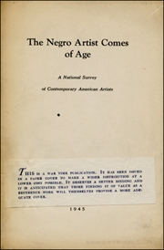 The Negro Artist Comes of Age : A National Survey of Contemporary American Artists