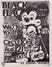 [ Black Flag at the Cuckoos Nest / Fri. Aug. 21 1981 ]