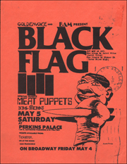 [ Black Flag at Perkins Palace / Sat. May 5 1984 ] [ Small ]