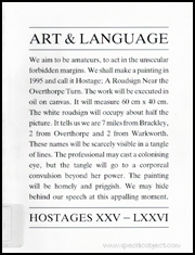 Art & Language : Hostages XXV - LXXVI