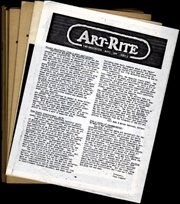 Art-Rite Complete Run & Art-Rite Ephemera