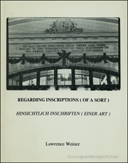 Regarding Inscriptions ( Of A Sort ) / Hinsichtlicht Inschriften ( Einer Art )