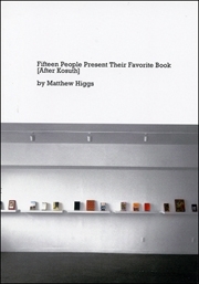 Fifteen People Present Their Favorite Book [After Kosuth]