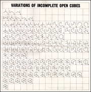 Sol LeWitt / Wall Drawings & Structures : The Location of Six Geometric Figures / Variations of Incomplete Open Cubes