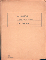 Richard Tuttle : Kunstraum München / 22.5 - 19.8 1973 [aka : 11th Paper Octagonal]