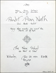 Satyam Shivam Sundavam’s Last New York City Presentation of Pandit Pran Nath