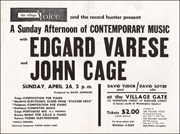 The Village Voice and the Record Hunter Present : A Sunday Afternoon of Contemporary Music