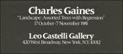 Charles Gaines, 