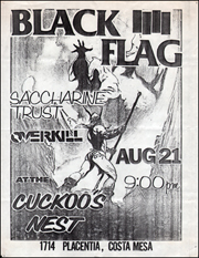 [ Black Flag at the Cuckoo's Nest / Fri. Aug. 21 ]