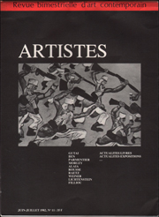 Artistes Revue Bimestrielle d'Art Contemporain