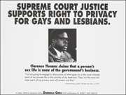 Supreme Court Justice Supports Right to Privacy for Gays and Lesbians