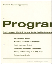 Christopher Williams : Program