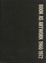 Book as Artwork 1960 / 1972